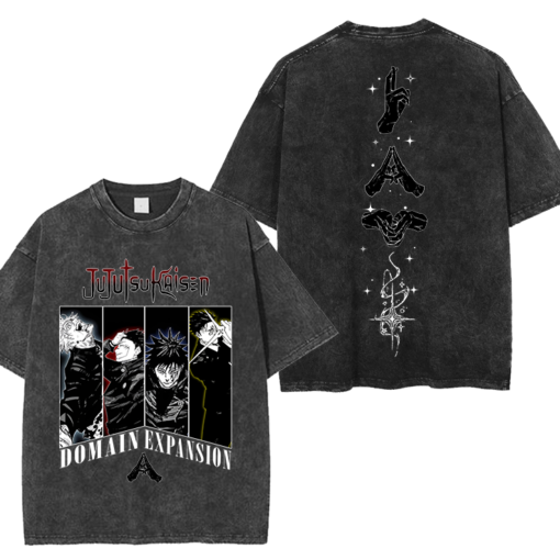 Domain Expansion Jujutsu Kaisen Streetwear Washed Tee