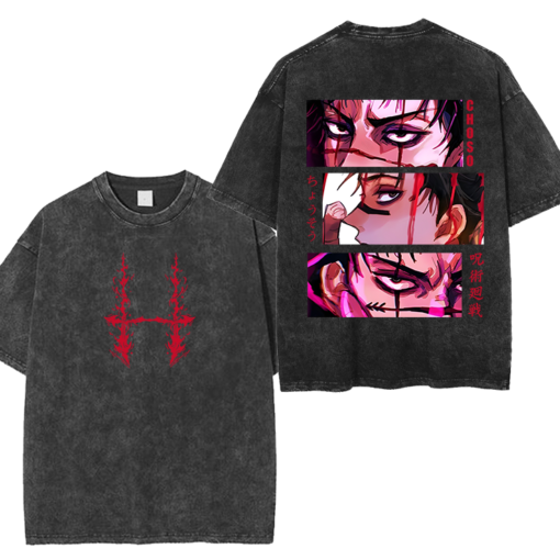 Choso Blood Brother Anime Jujutsu Kaisen Washed Tee - Streetwear Style Shirt