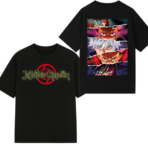 Gojo, Itadori, Megumi, Nobara, Sukuna Jujutsu Kaisen T-Shirt