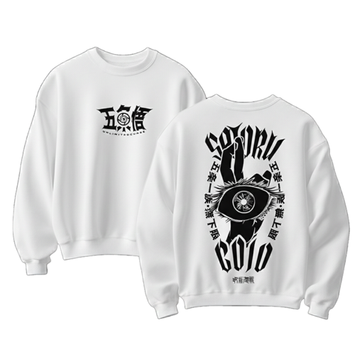 Gojo's Hand Sign Sweatshirt - Jujutsu Kaisen Gojo Satoru Apperal