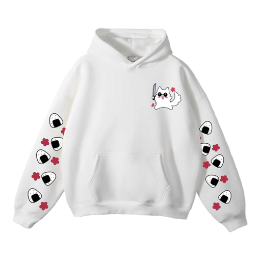 Gojo Satoru Cute Cat Hoodie - Jujutsu Kaisen Character's Cat