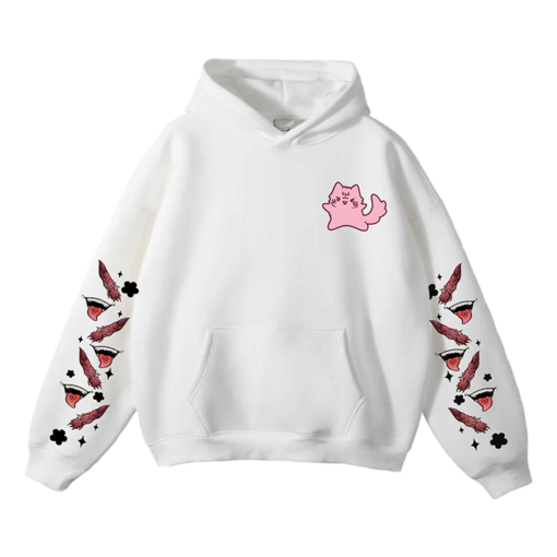 Sukuna Ryomen Cute Cat Hoodie - Jujutsu Kaisen Character's Cat