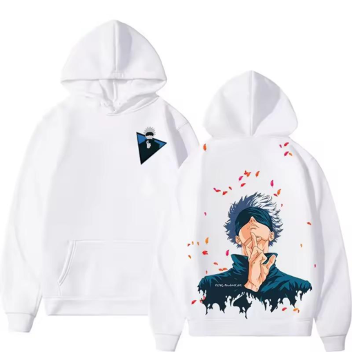 Gojo Satoru Hoodie - Jujutsu Kaisen Anime Gojo 2 Sided Hoodie